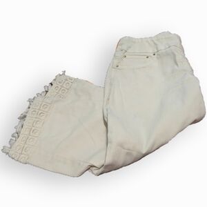 🖤3 For $15🖤 White Pants With Lace & Fringe